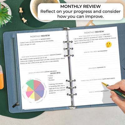 Weekly Planner Binder - Stay On Track & Never Miss Important Dates
