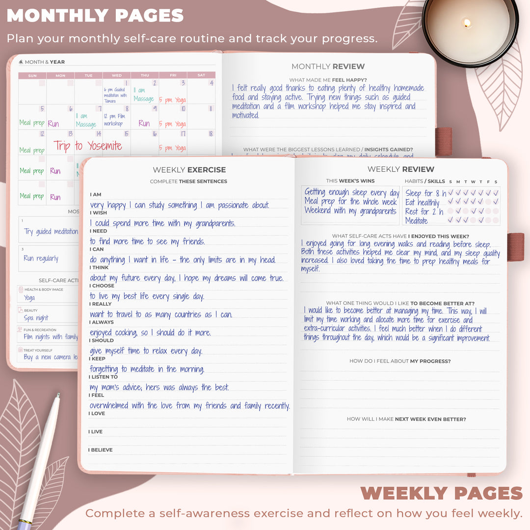 Self Care Planner: A Self Care Journal to Develop Positive