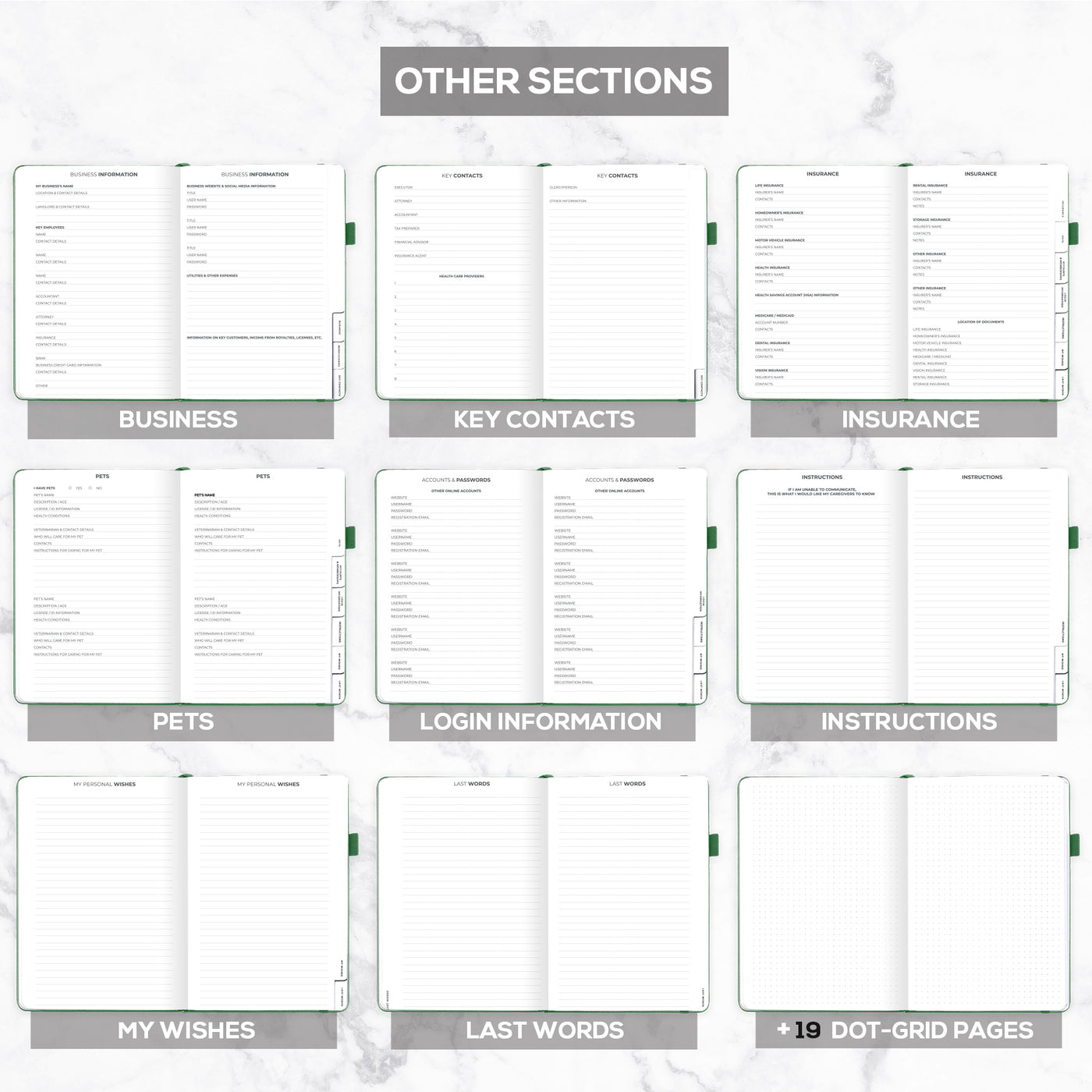 End of Life Planner A4