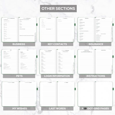 End of Life Planner A4