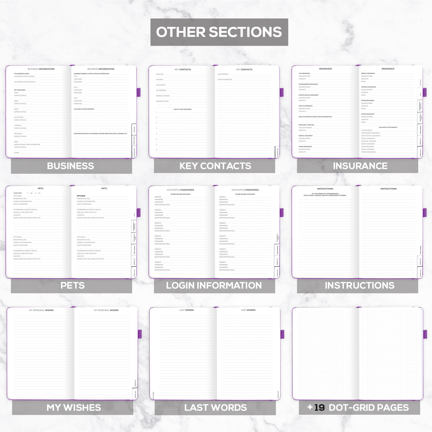 End of Life Planner A4