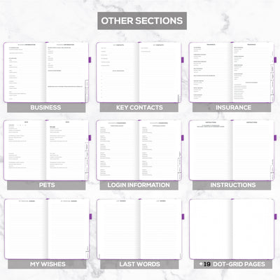 End of Life Planner A4