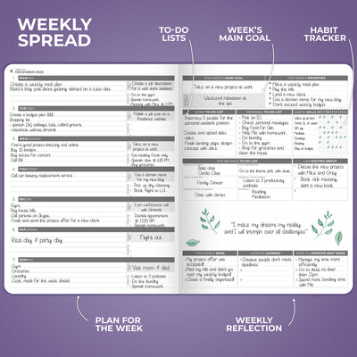 Dated Weekly Planner PRO 2025