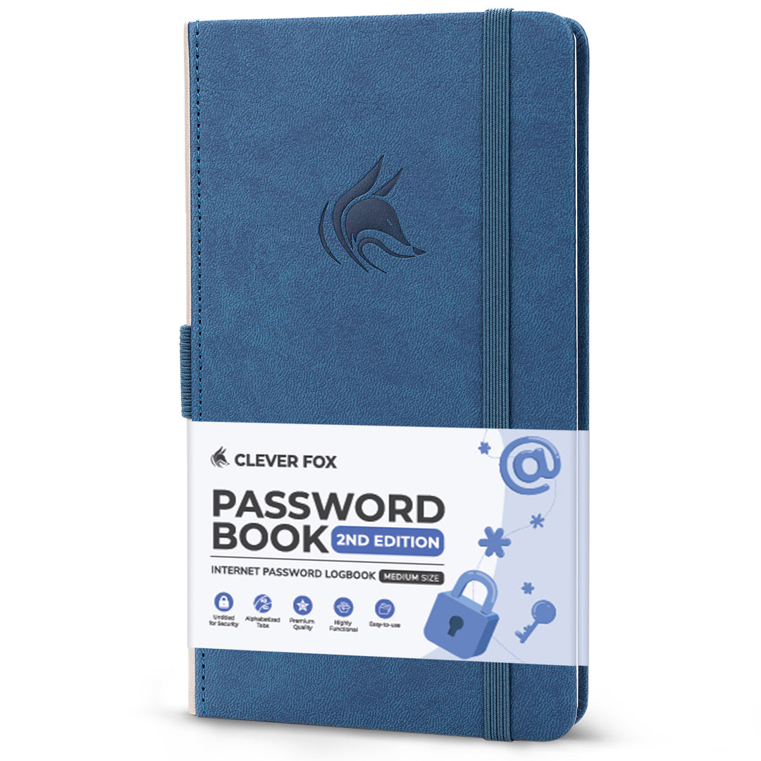 Password Book 2nd Edition – Clever Fox®
