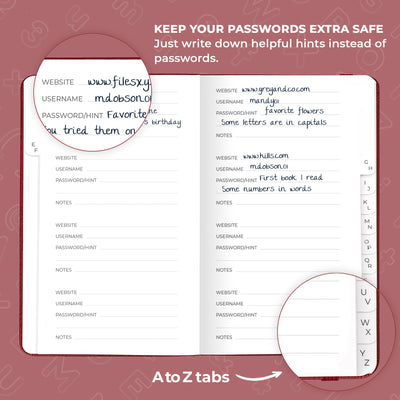 Password Book 2nd Edition