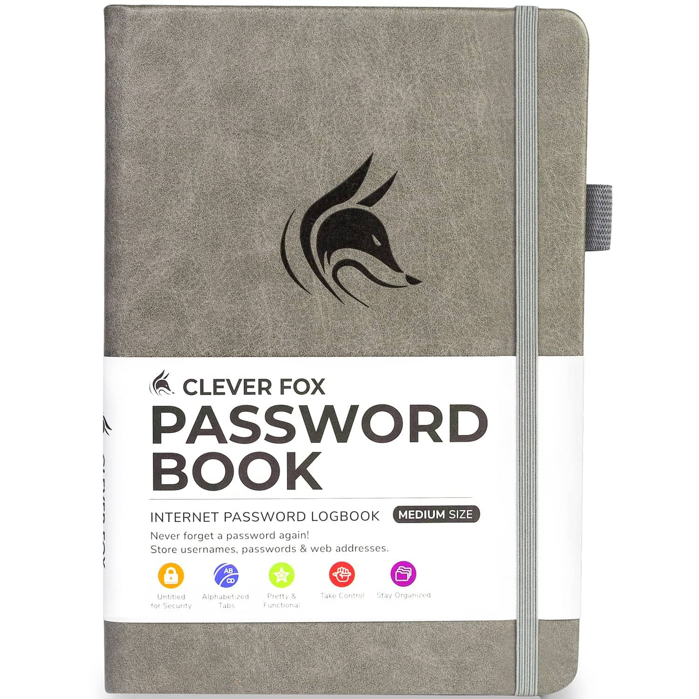 Clever Fox Password Book 2nd Edition 