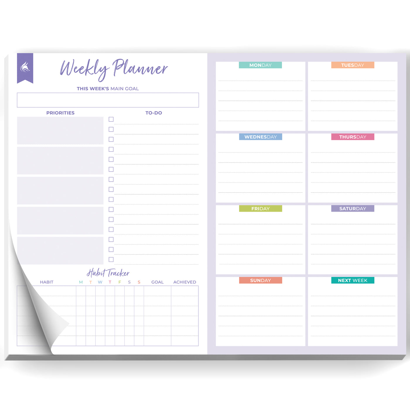 Weekly Desk Planner Clever Fox weekly-desk-planner-clever-fox