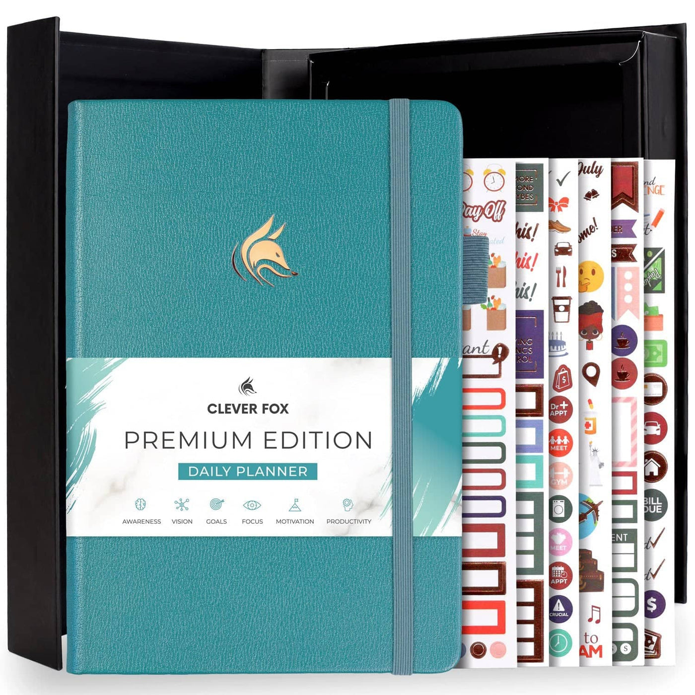 Undated Premium Edition Daily Planner - Take Smalls Steps Each Day & A – Clever  Fox®