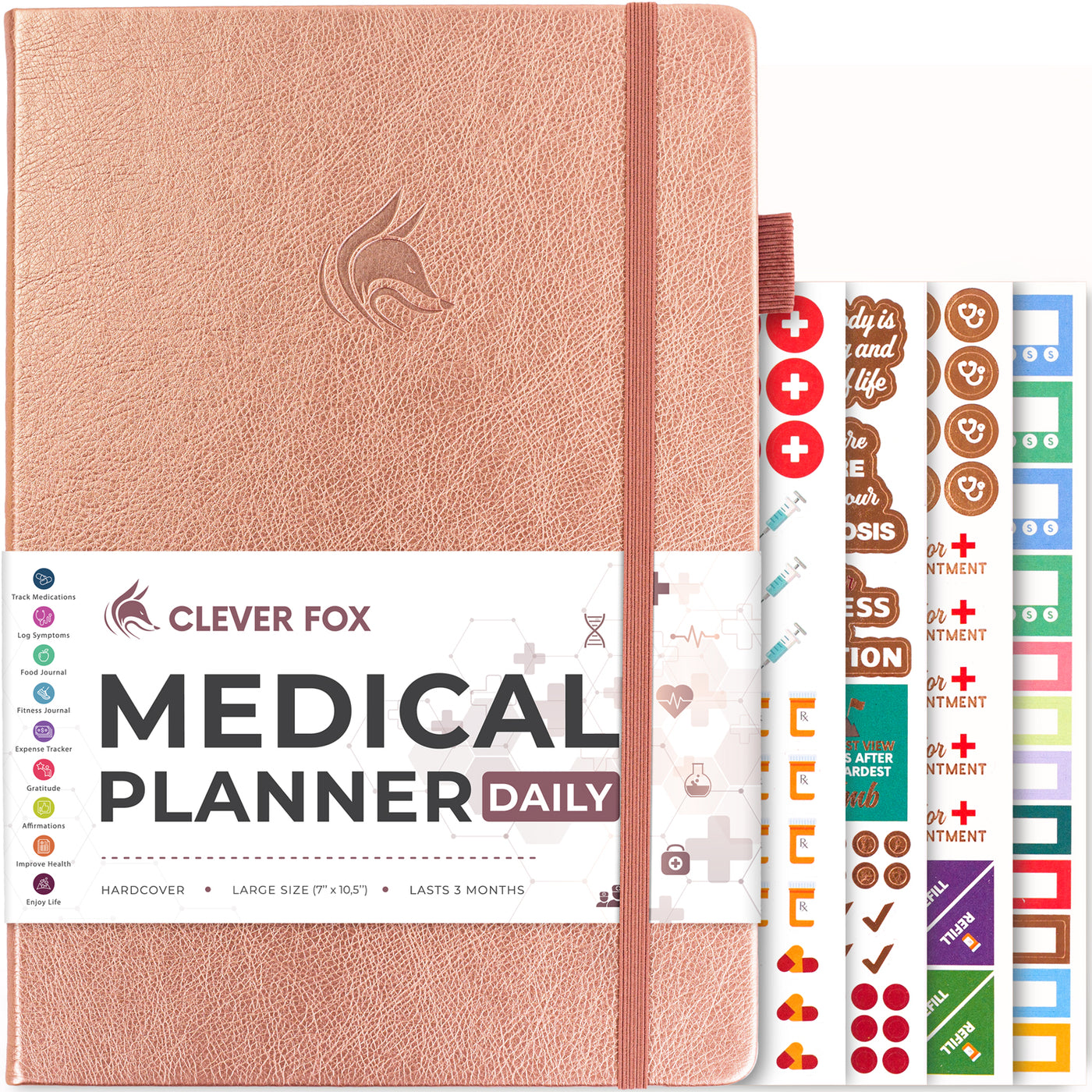 Medical Planner Daily - Biohack Your Way To Health – Clever Fox®