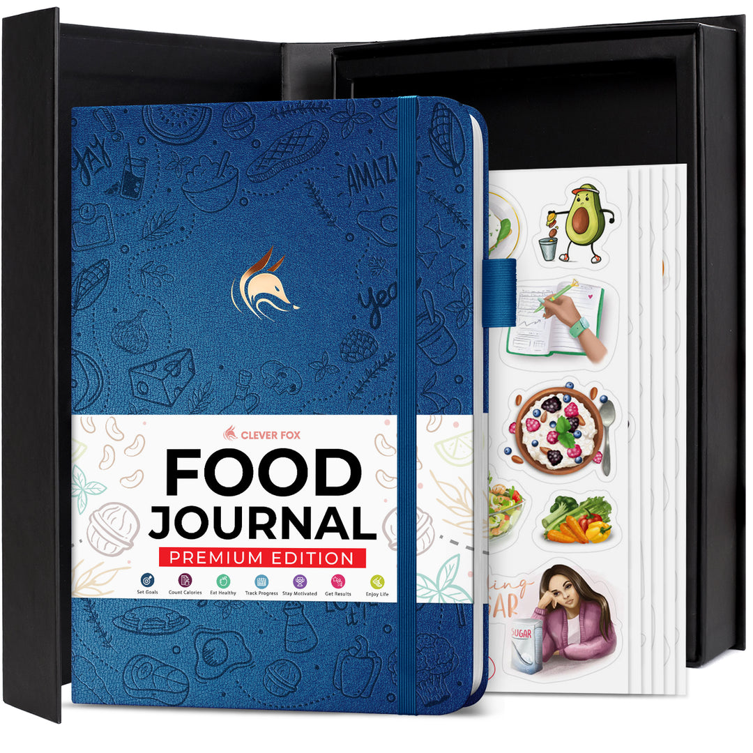 Clever Fox Food Journal Pocket - Daily Nutrition Diary, Meal Planner to Track Calories and Nutrients, Weight Loss Tracker Notebook, 10 x 14cm (Black Clever Fox Food Journal Pocket - Daily Nutrition Diary, Meal Planner to Track Calories and Nutrients, Weight Loss Tracker Notebook, 10 x 14cm (Black
