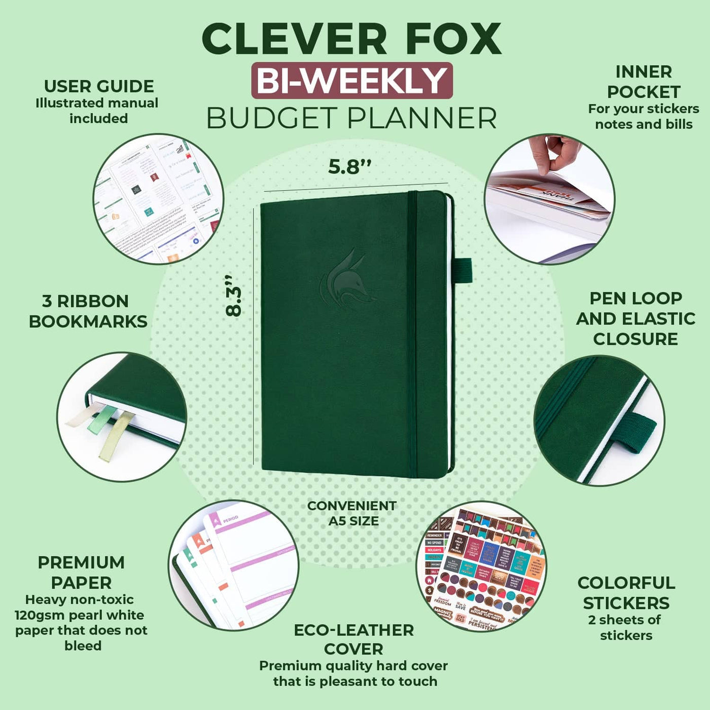 Bi Weekly Budget Planner Clever Fox Bi weekly budget planner clever fox