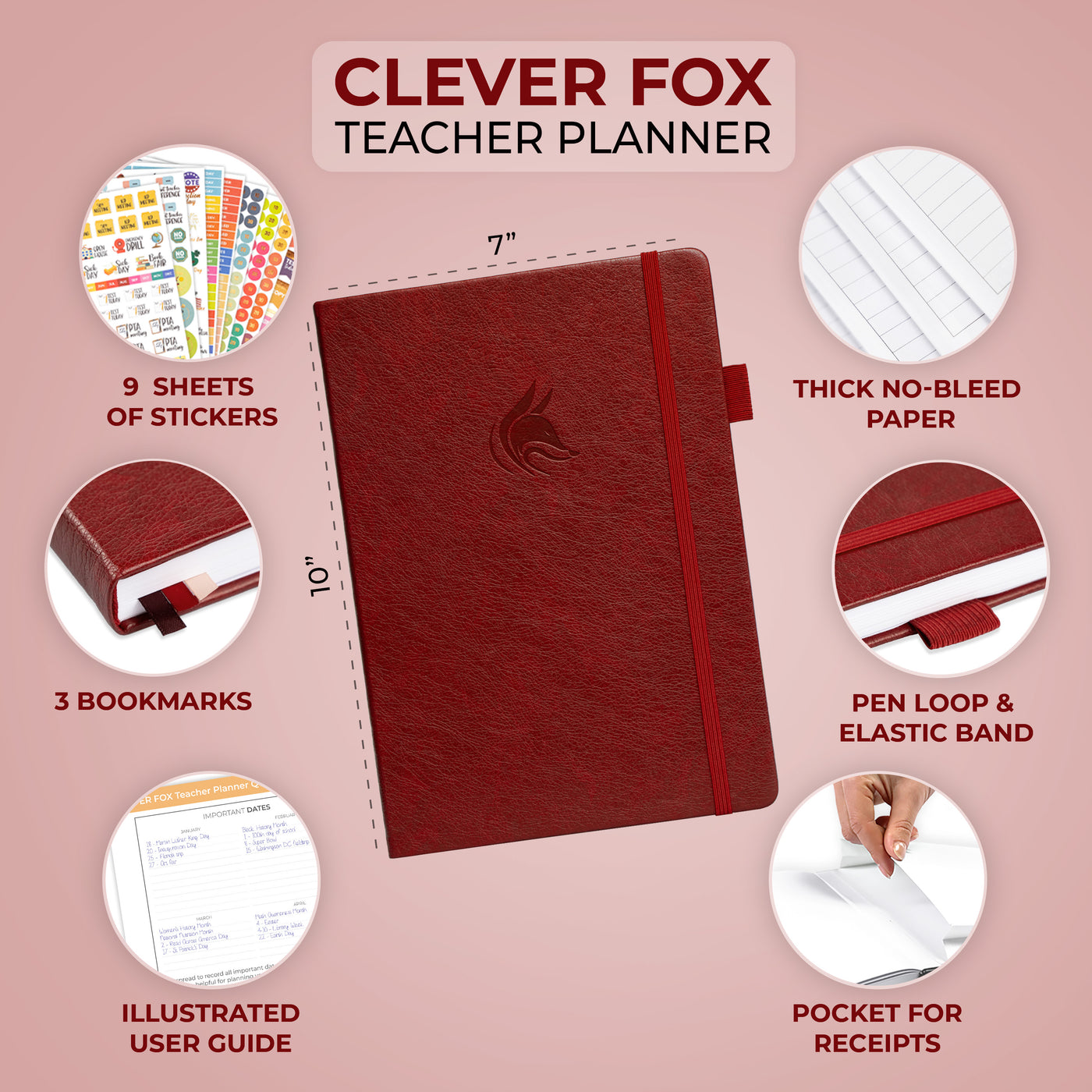 Sheaffer Planner Large Teacher Planner – Clever Fox®
