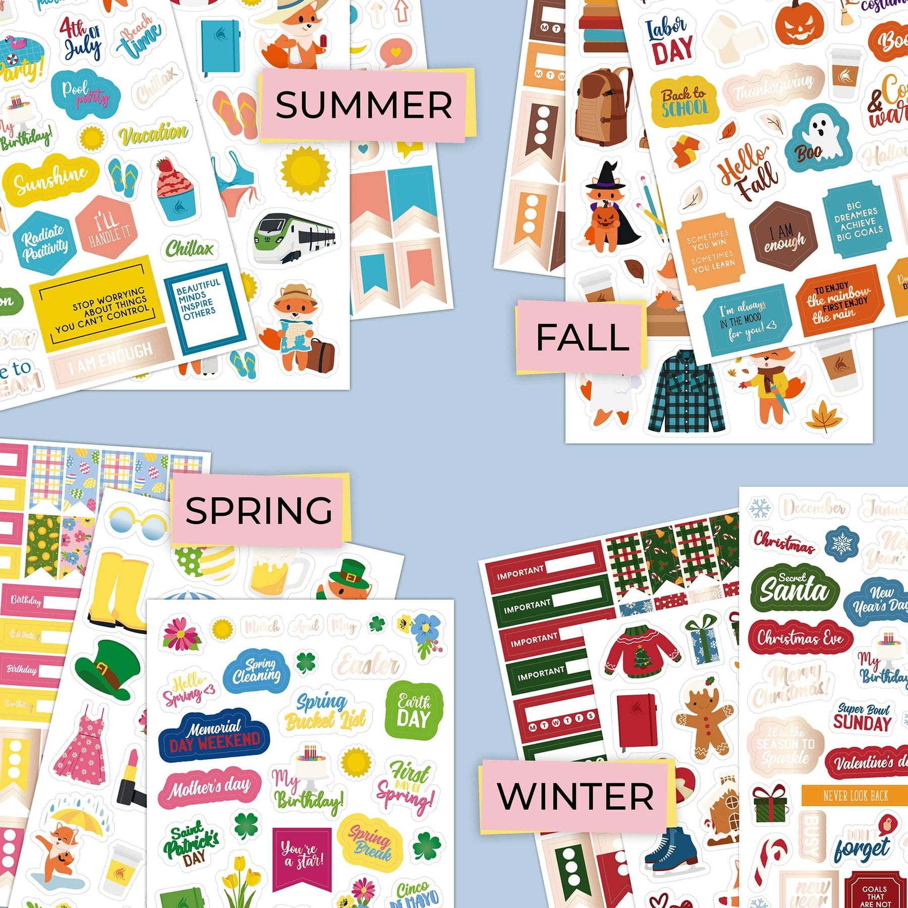 Seasonal Stickers – Clever Fox®