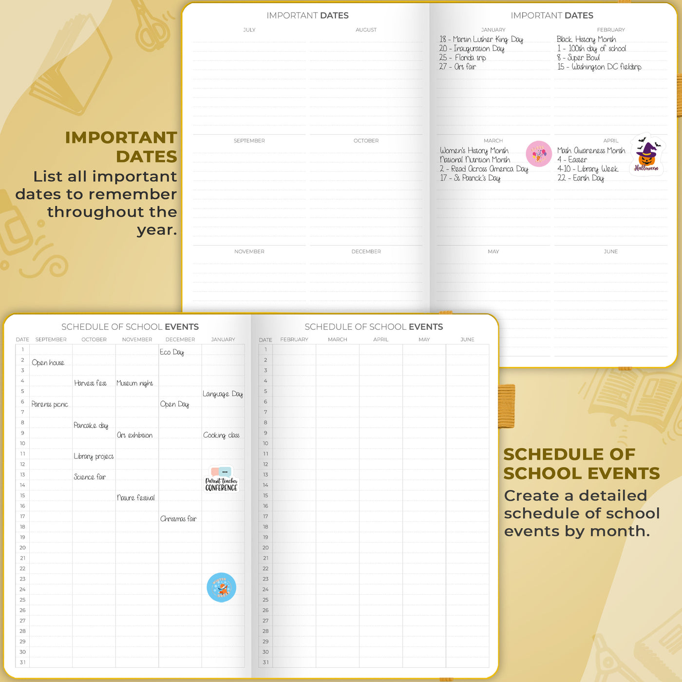 Large Teacher Planner