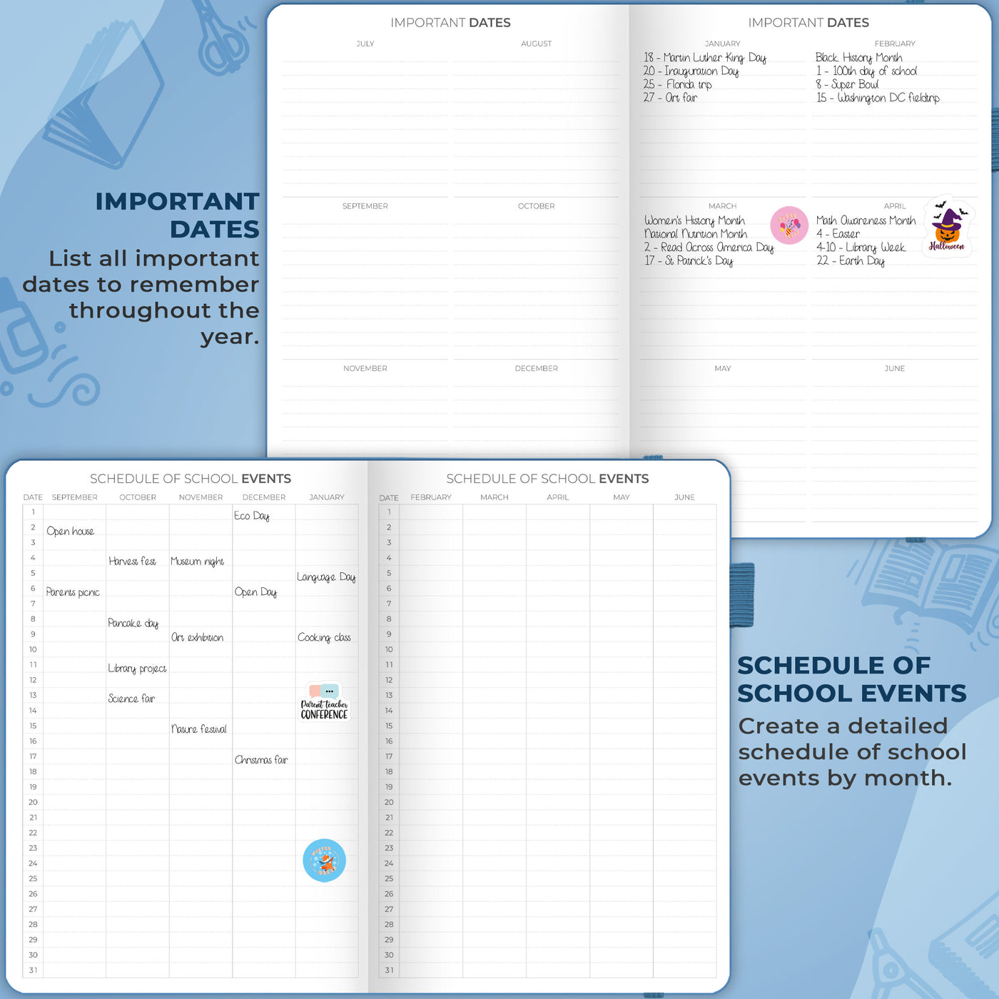 Large Teacher Planner