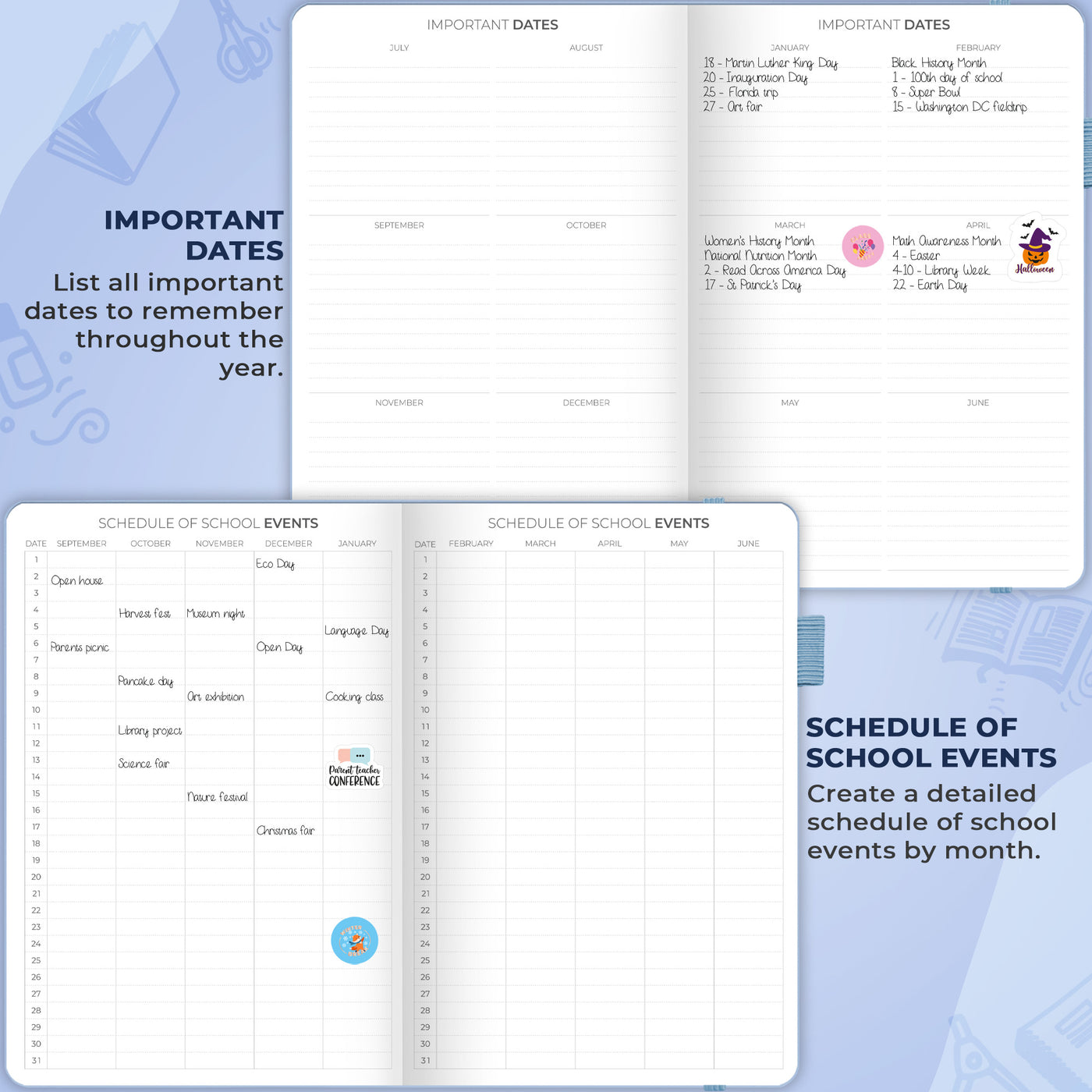 Large Teacher Planner
