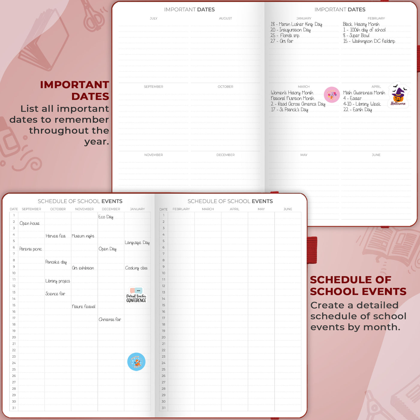 Large Teacher Planner