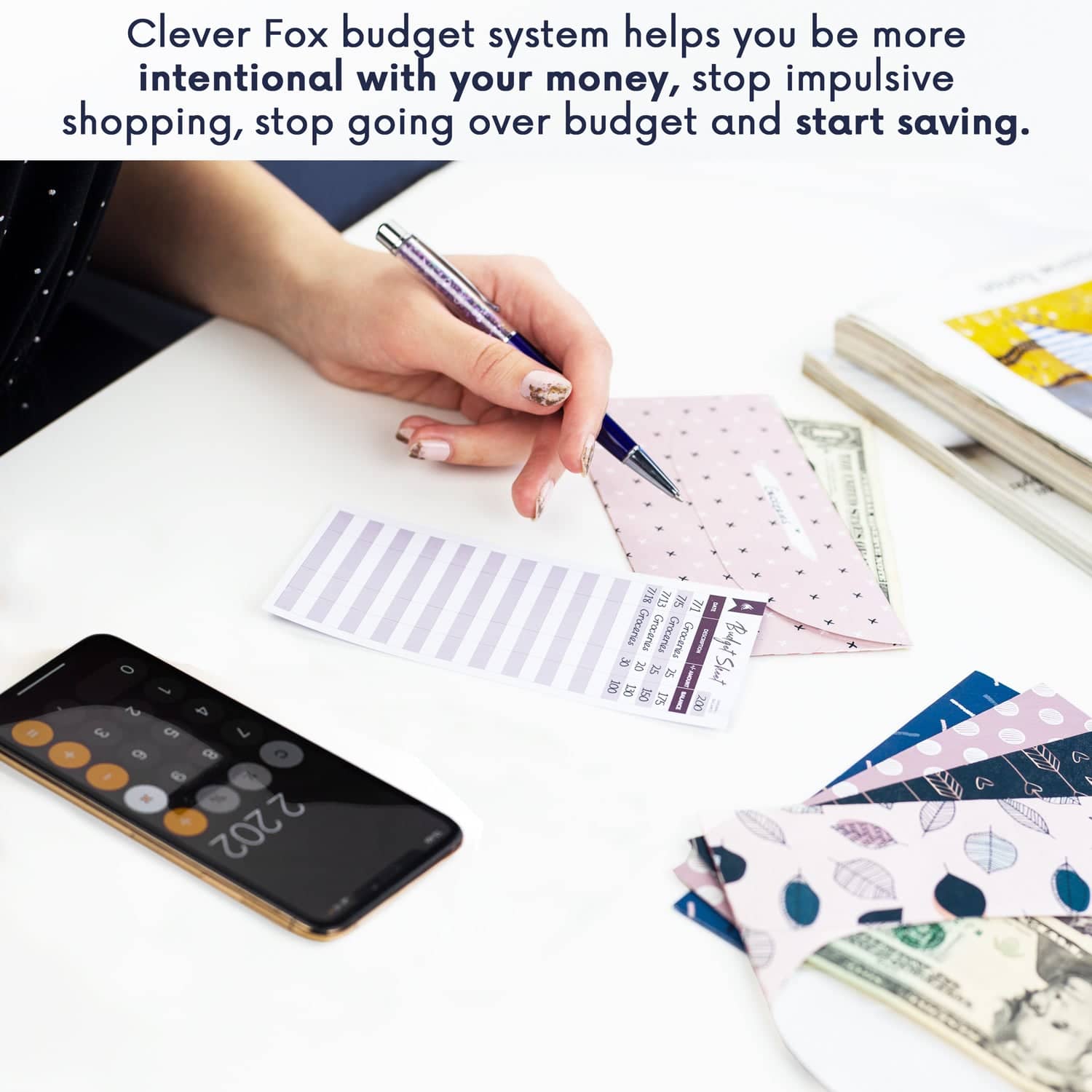 Budget Binder Wallet for Cash Stuffing Money Organiser on OnBuy