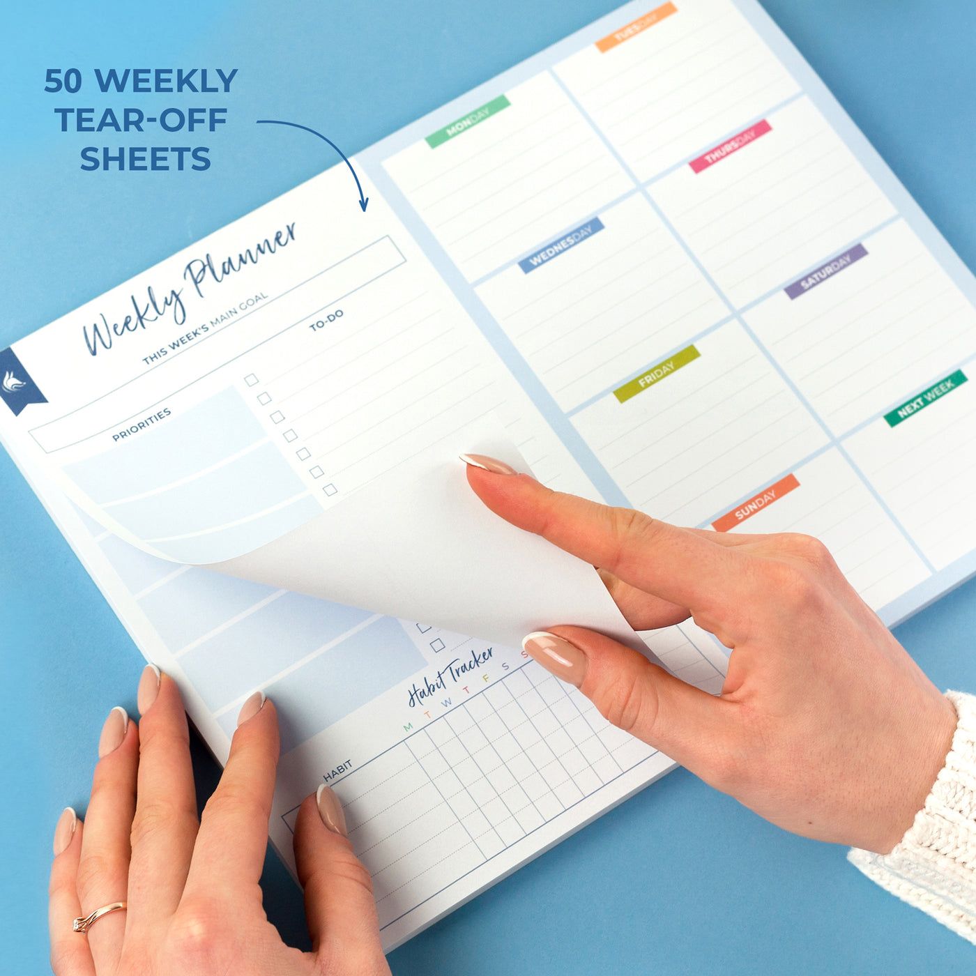 Weekly Desk Planner Clever Fox weekly-desk-planner-clever-fox