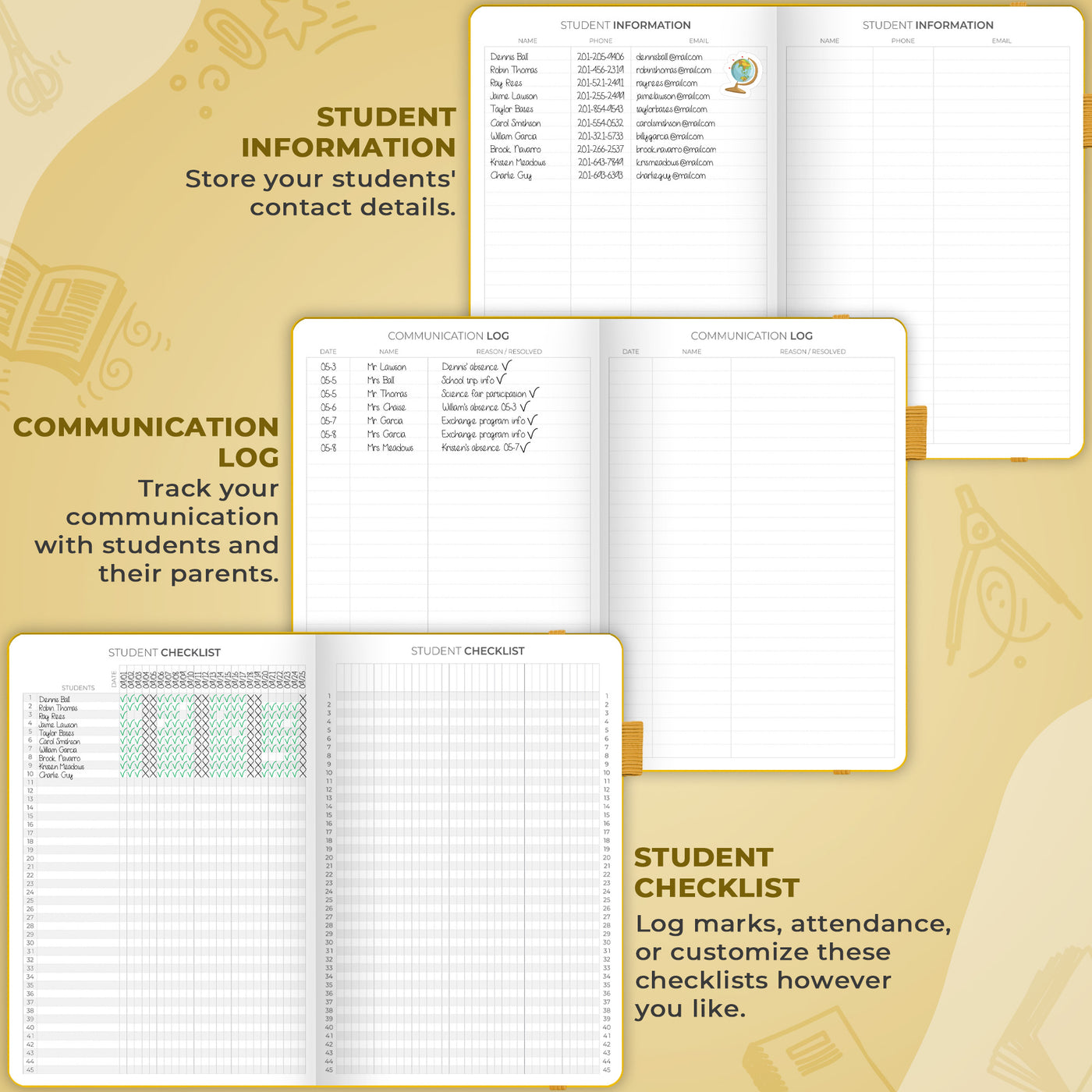 Large Teacher Planner