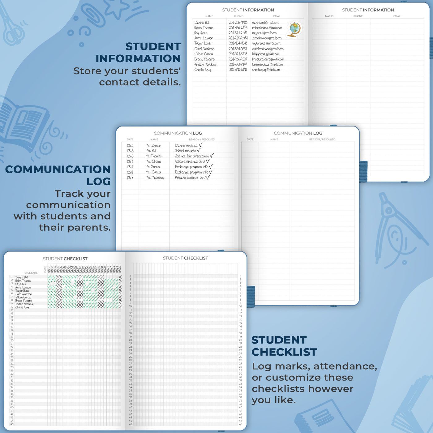 Large Teacher Planner