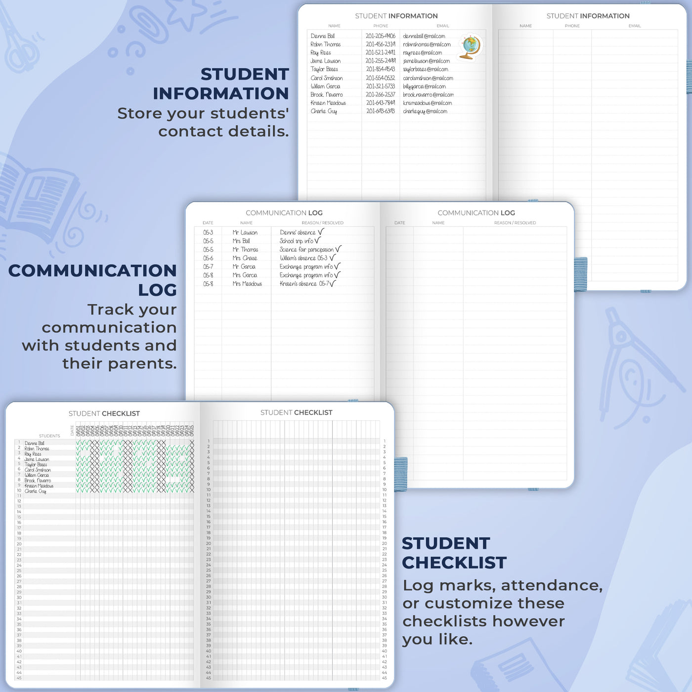 Large Teacher Planner