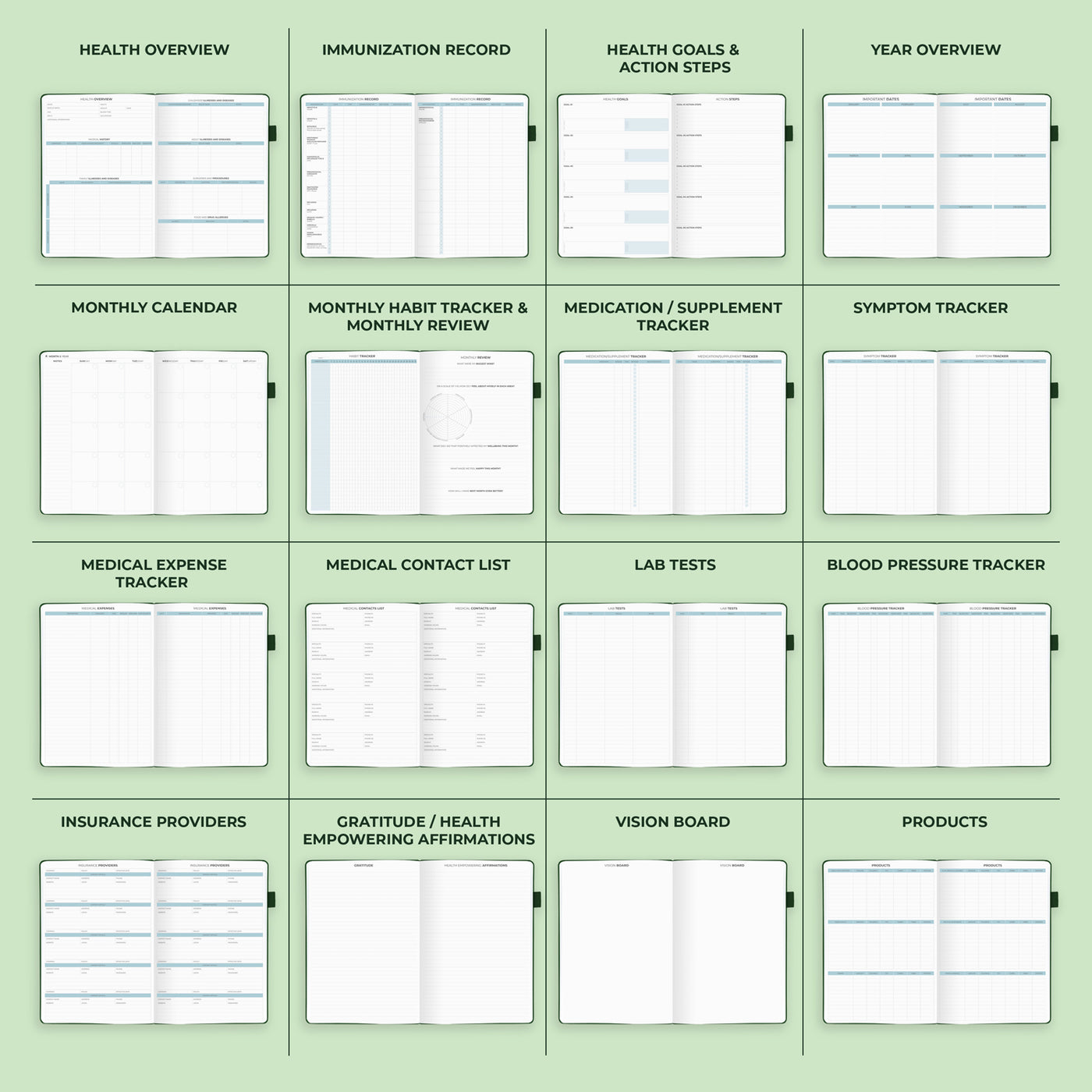 Medical Planner 12-Month - Take Full Control of Your Health & Wellbein – Clever Fox® Medical Planner 12-Month - Take Full Control of Your Health & Wellbein – Clever Fox®