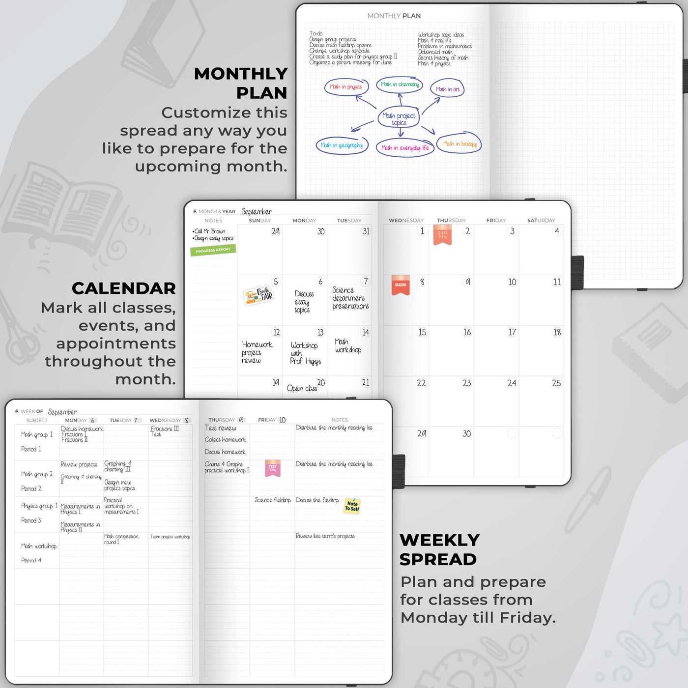 Large Teacher Planner