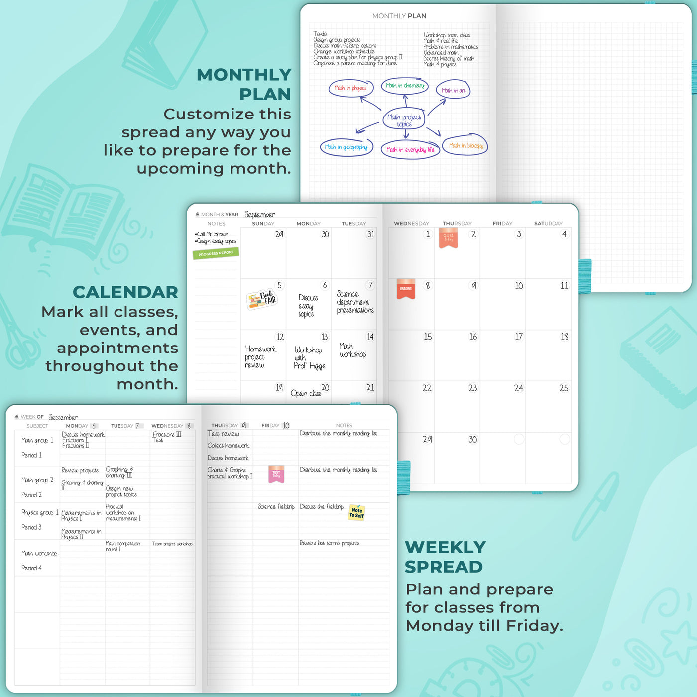 Large Teacher Planner