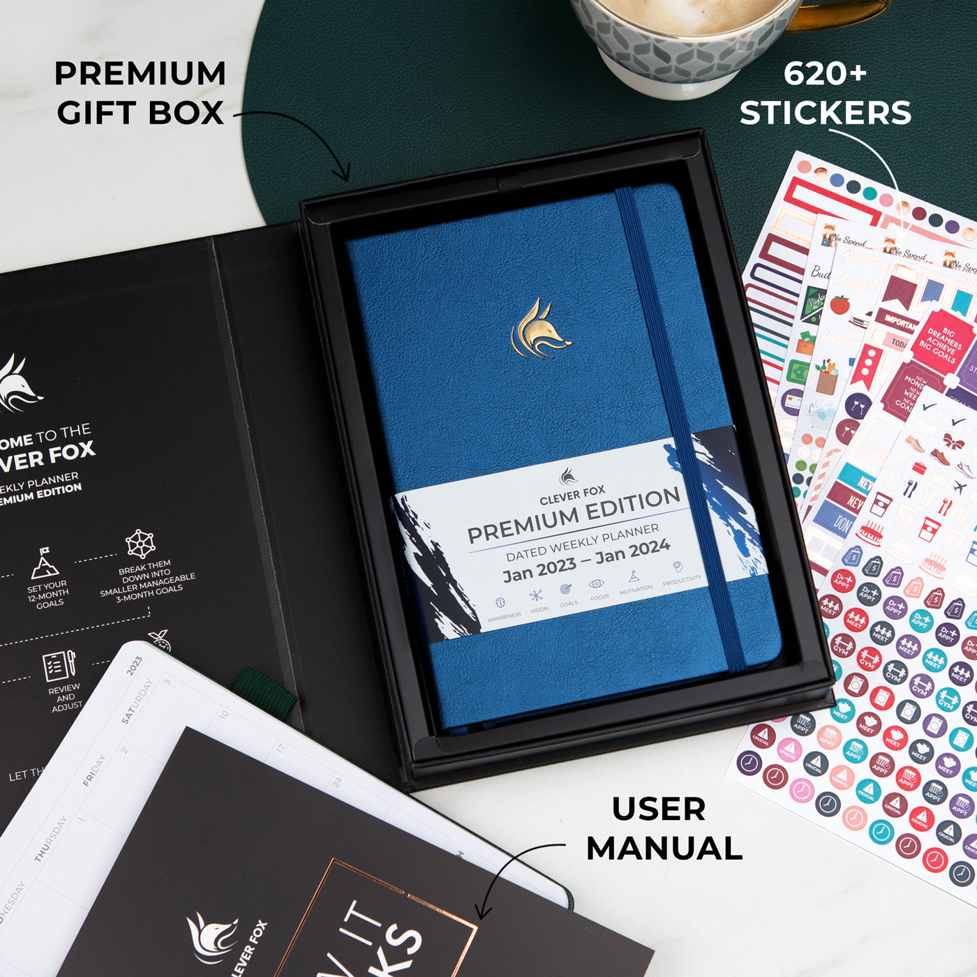 Dated Weekly Planner Premium 2023