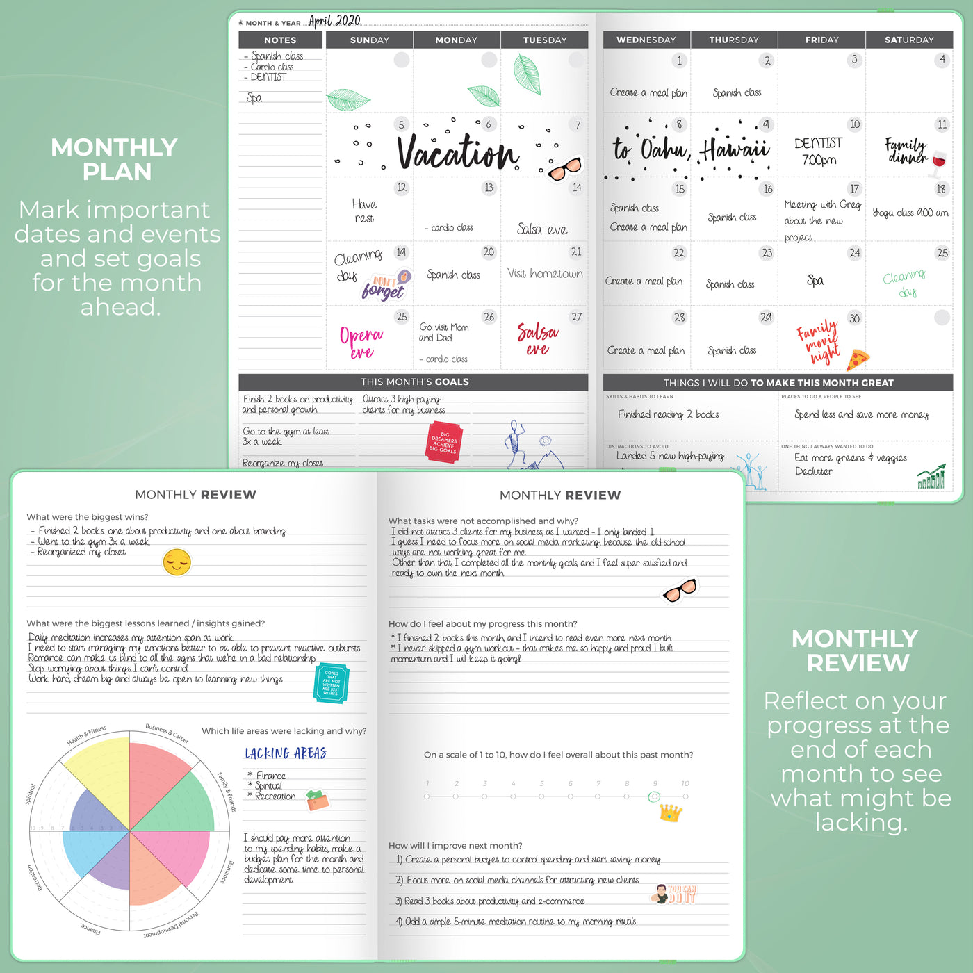 PRO Weekly - The Life Planner to Achieve your Goals – Clever Fox®