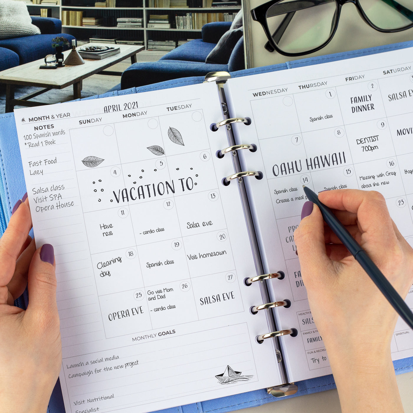 Weekly Planner Binder - Stay On Track & Never Miss Important Dates ...
