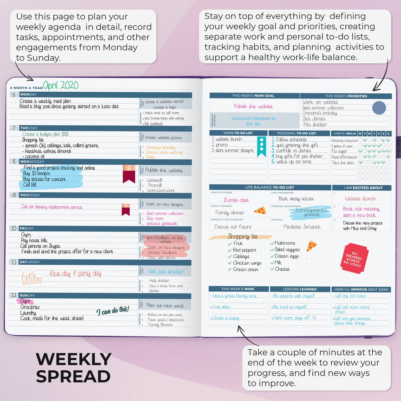 Weekly Planner PRO 2nd Edition