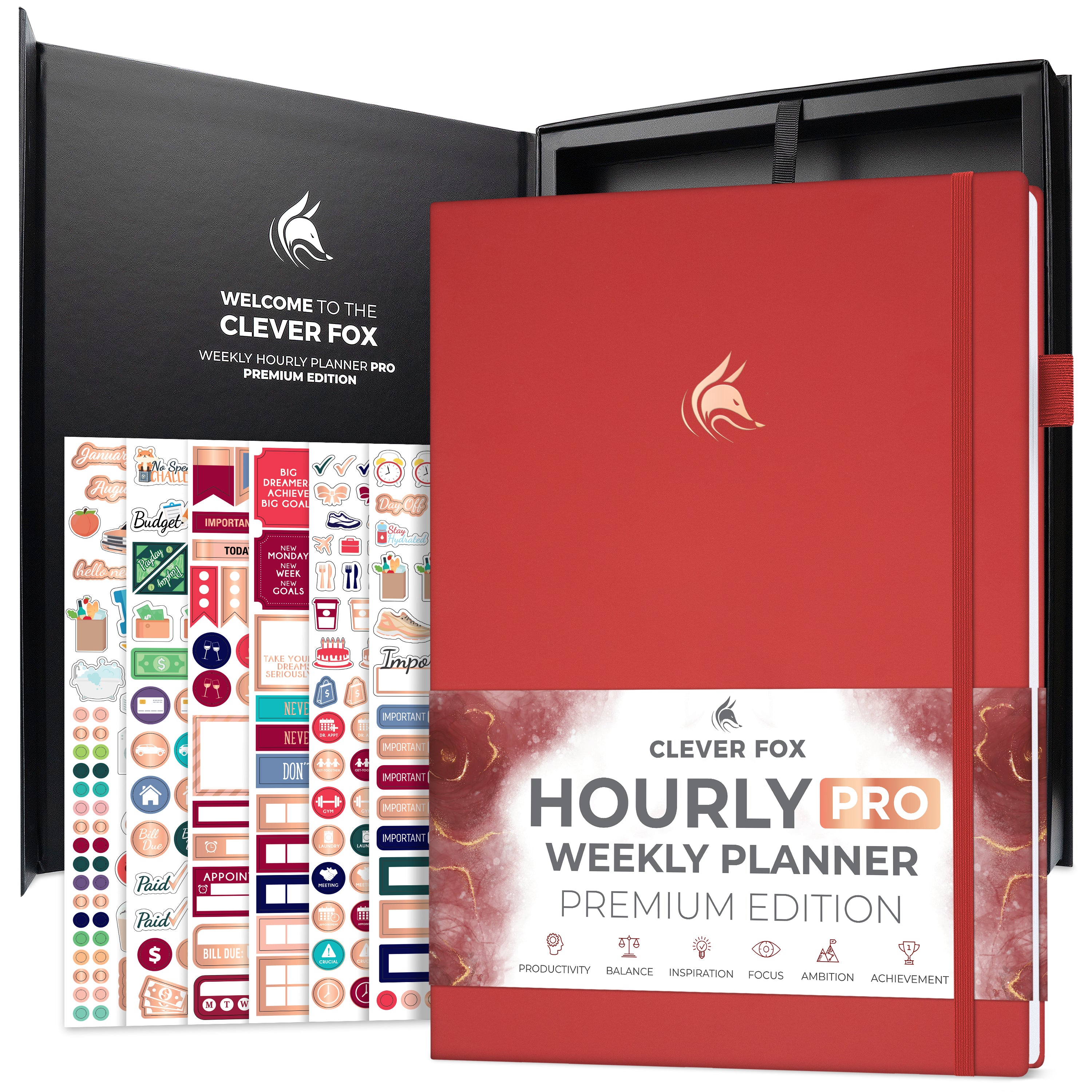 Hourly Planner PRO Premium Clever Fox  hourly-planner-pro-premium-clever-fox