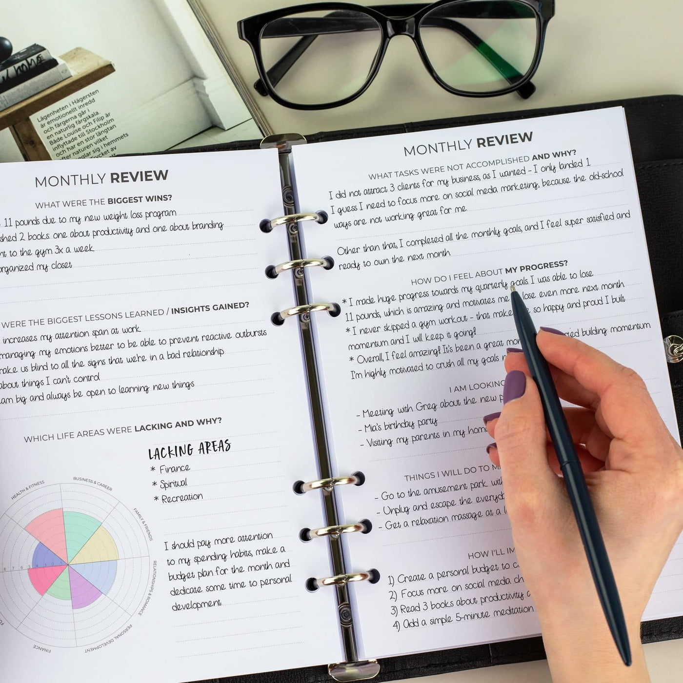 Weekly Planner Binder - Stay On Track & Never Miss Important Dates ...