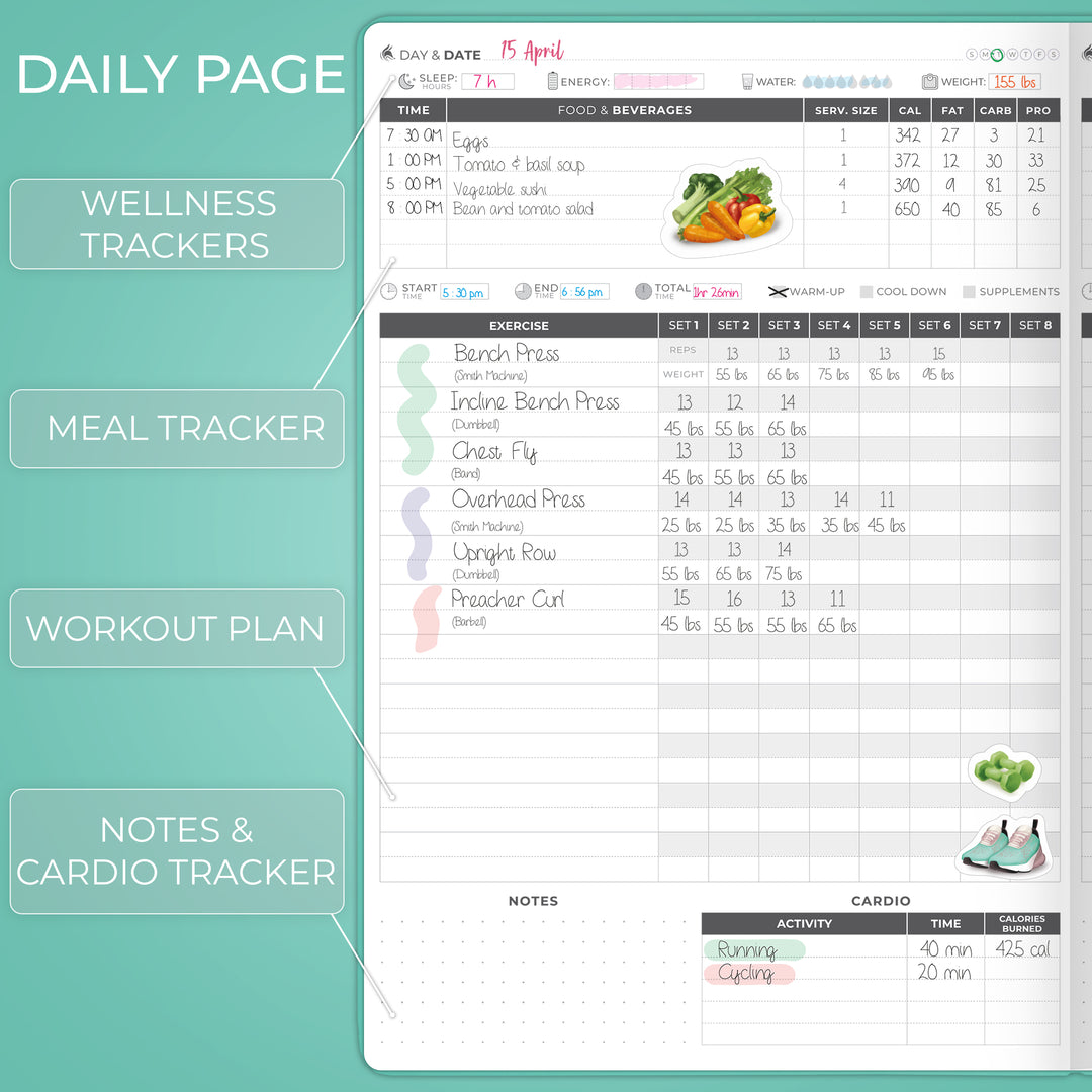 Fitness Journal PRO – Clever Fox® - Main Image