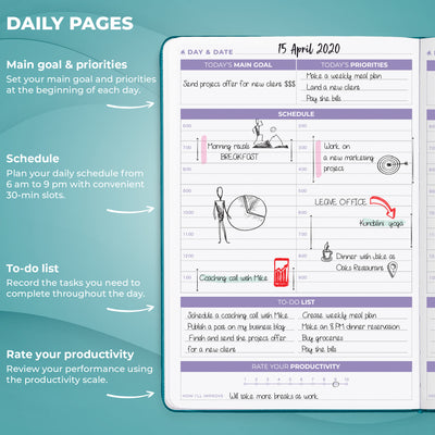 Daily Planner 2nd Edition - lasts 6 months