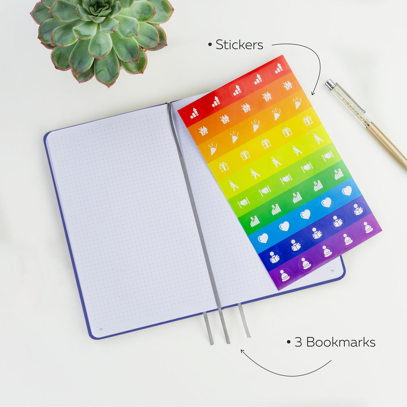 Dotted Grid Notebook/Journal - Find Clarity Through Pen & Paper