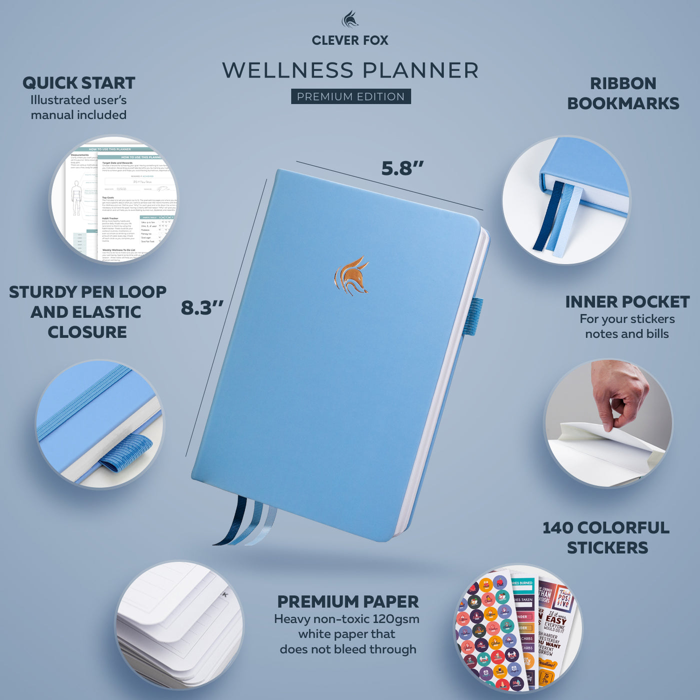 Wellness Planner – Clever Fox®
