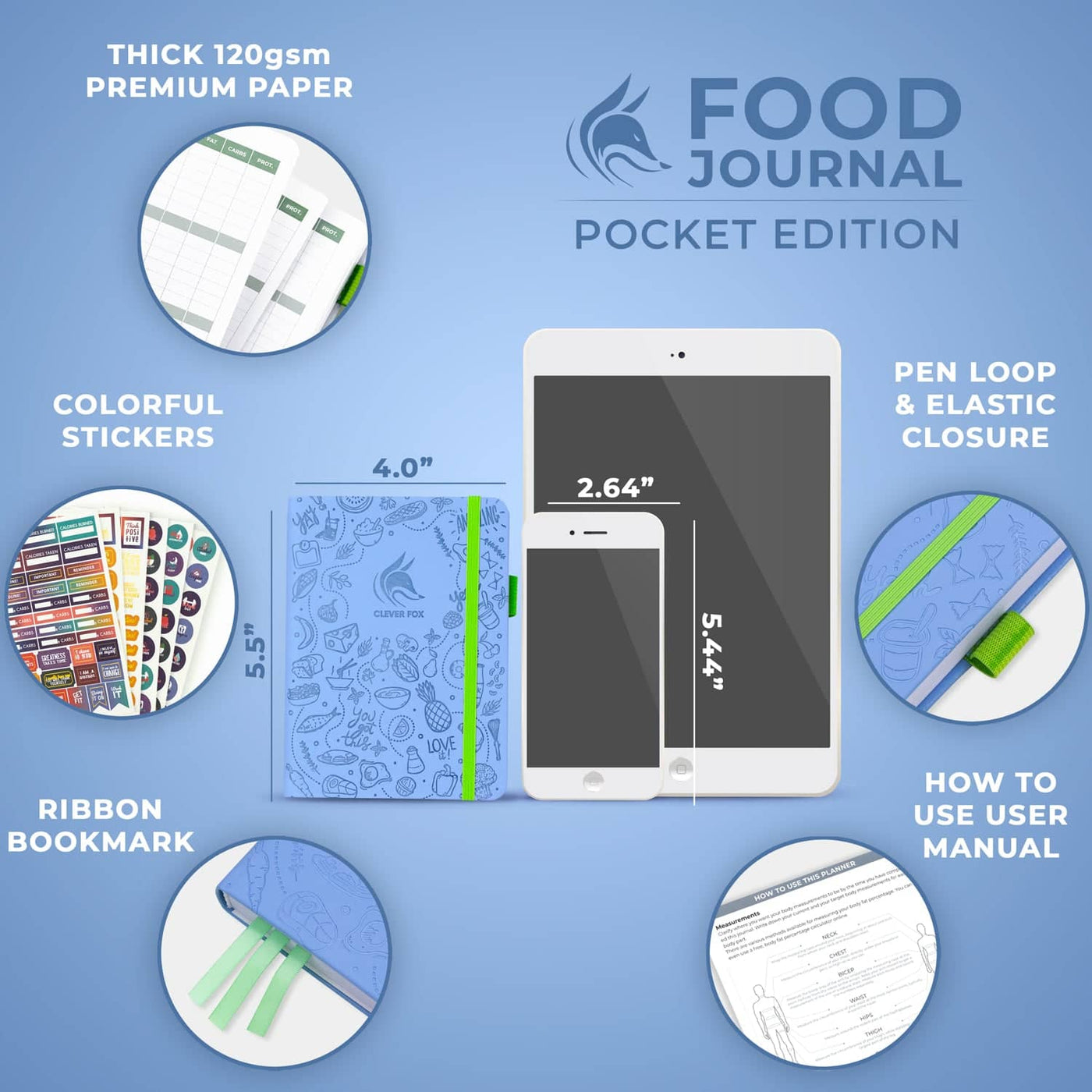 Food Journal, Pocket Size