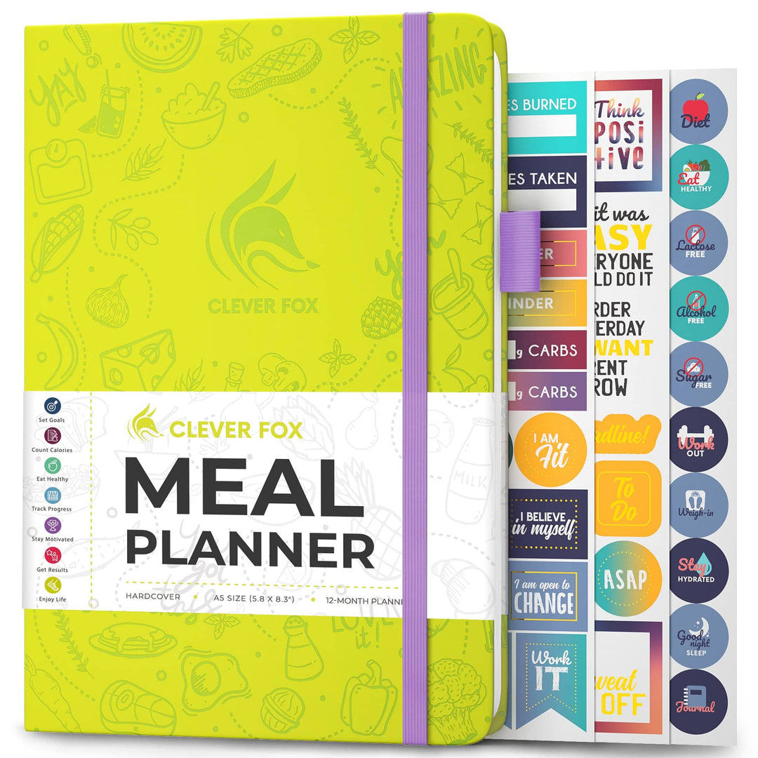 Meal Planner | Grocery and Meal Planner | Family Meal Planner | Weekly Meal Planner | Nutrition Organizer | Faux Gold Foil | top I Am The Boss