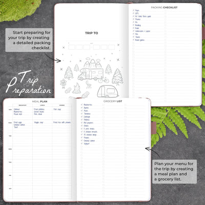  Travel Journal for Women- Vacation Planner- Travel Packing  List- Travel Notebook with Budget Sheet, Diary, and Expense Tracker- Travel  Journal for Couples-Vacation Journal- Summer Planner- Travel Gift : Office  Products