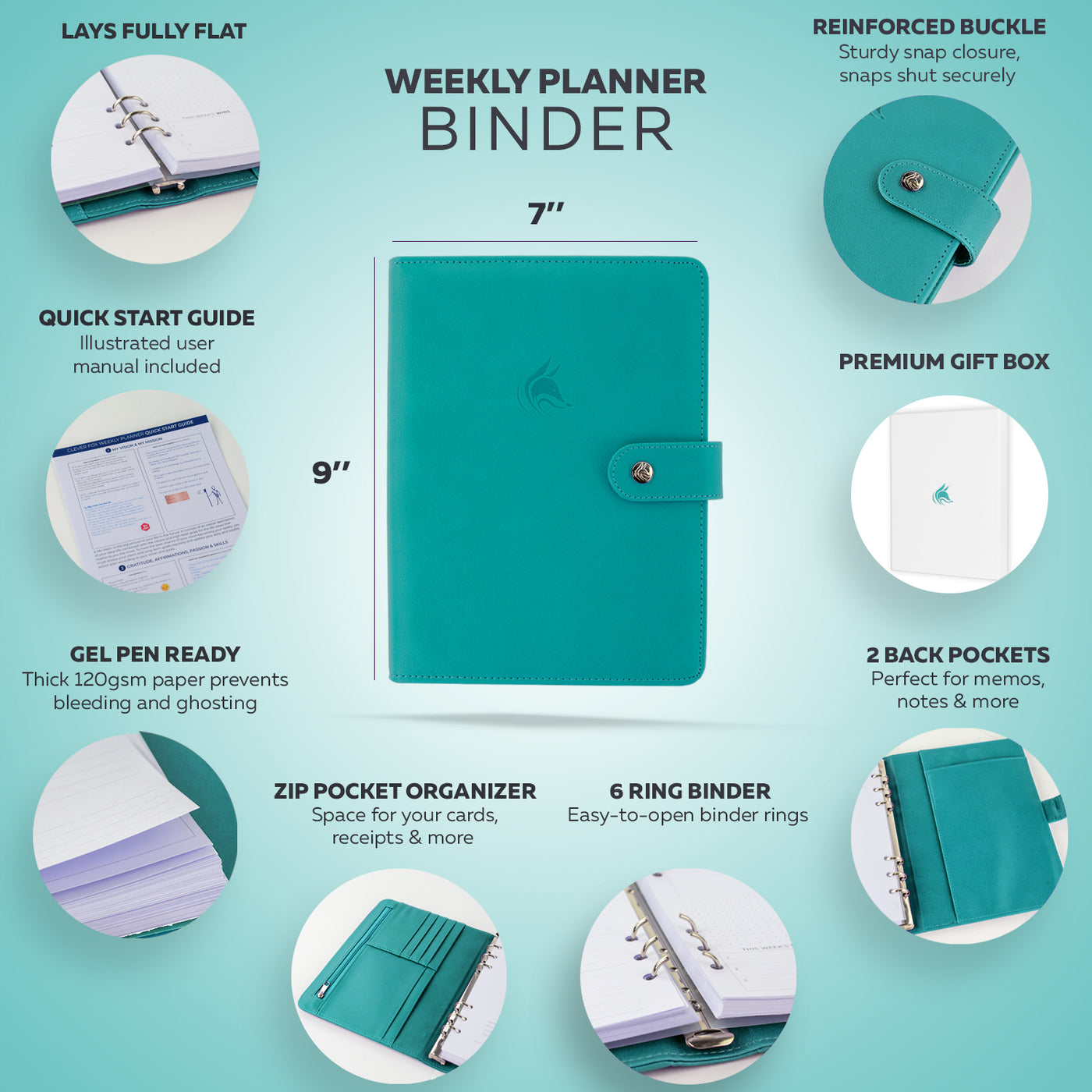 Weekly Planner Binder - Stay On Track & Never Miss Important Dates ...