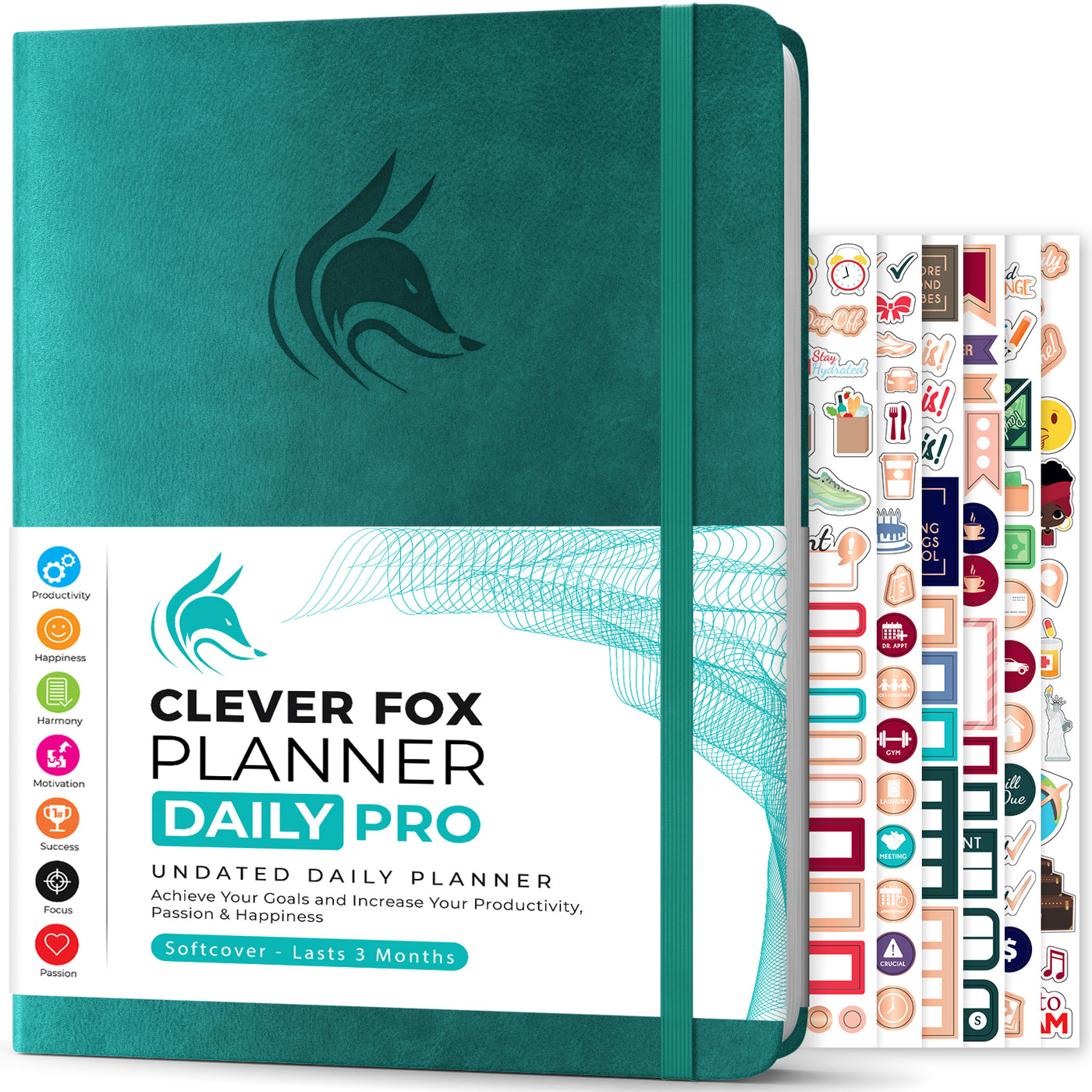 Clever Fox Planner Daily – Undated Agenda & Daily Calendar to Boost  Productivity & Hit Your Goals – Gratitude Journal Personal Daily Organizer  –